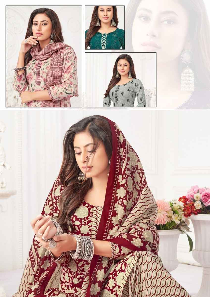 Madhav Fashion Prachi Vol 8 Cotton Dress Material 10 pcs Catalogue