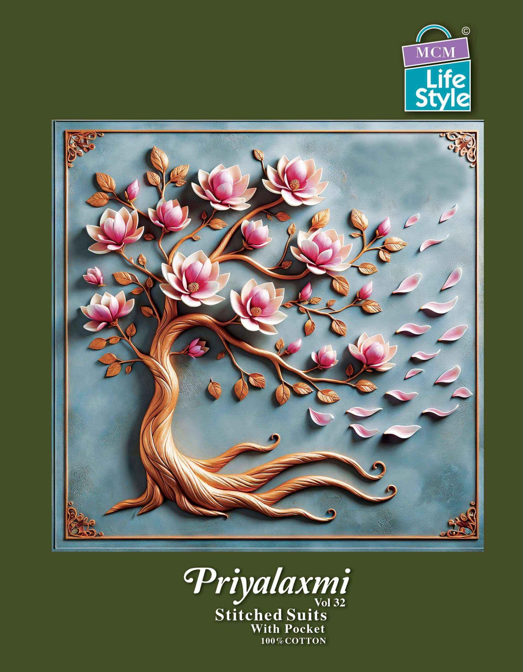 MCM Lifestyle Priyalaxmi Vol 32 Readymade Cotton Suits ( 20 pcs Catalogue )