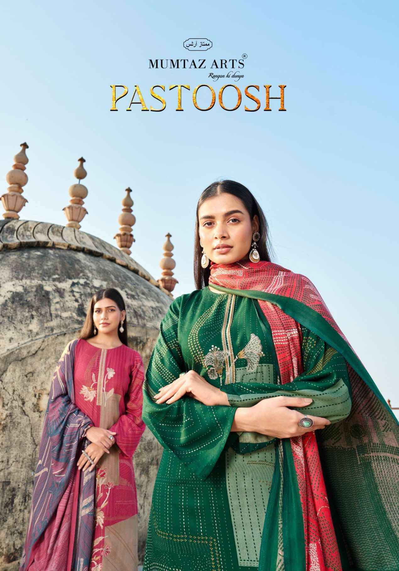 Mumtaz Arts Pastoosh Exclusive Fancy Winter Suit  wholesale price Exporter ( 4 pcs catalog )