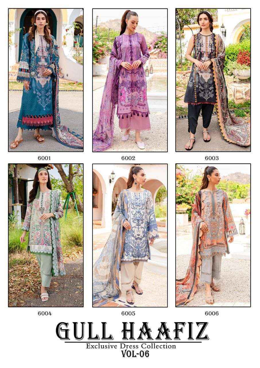 NAND GOPAL GULL HAAFIZ VOL 6 COTTON DIGITAL PRINT SALWAR SUIT ( 6 pcs catalog )