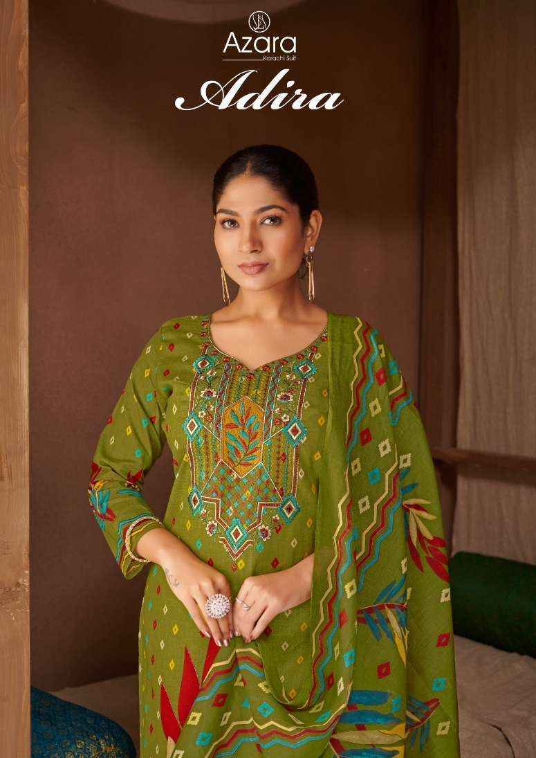 Radhika Fashion Adira Lawn Cotton Dress Material 4 pcs Catalogue