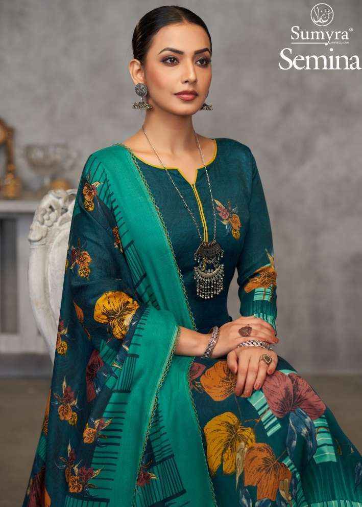 Radhika Fashion Semina women Pashmina Salwar Kameez Latest Catalog ( 4 pcs Catalogue }