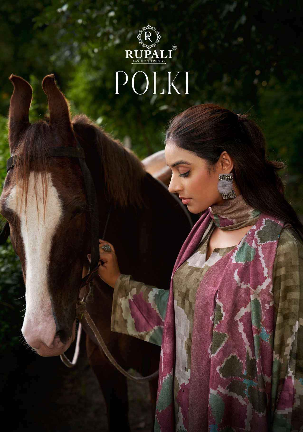 Rupali Fashion Polki Fancy Winter Collection Pashmina Suit wholesale price (4 pcs catalog )