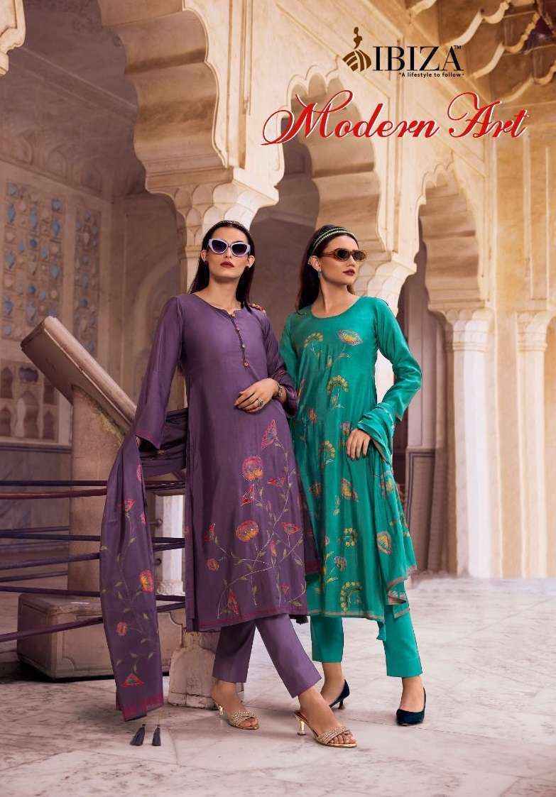 Ibiza Modern Art Viscouse Salwar Kameez Wholesale Price ( 8 Pcs Catalog )