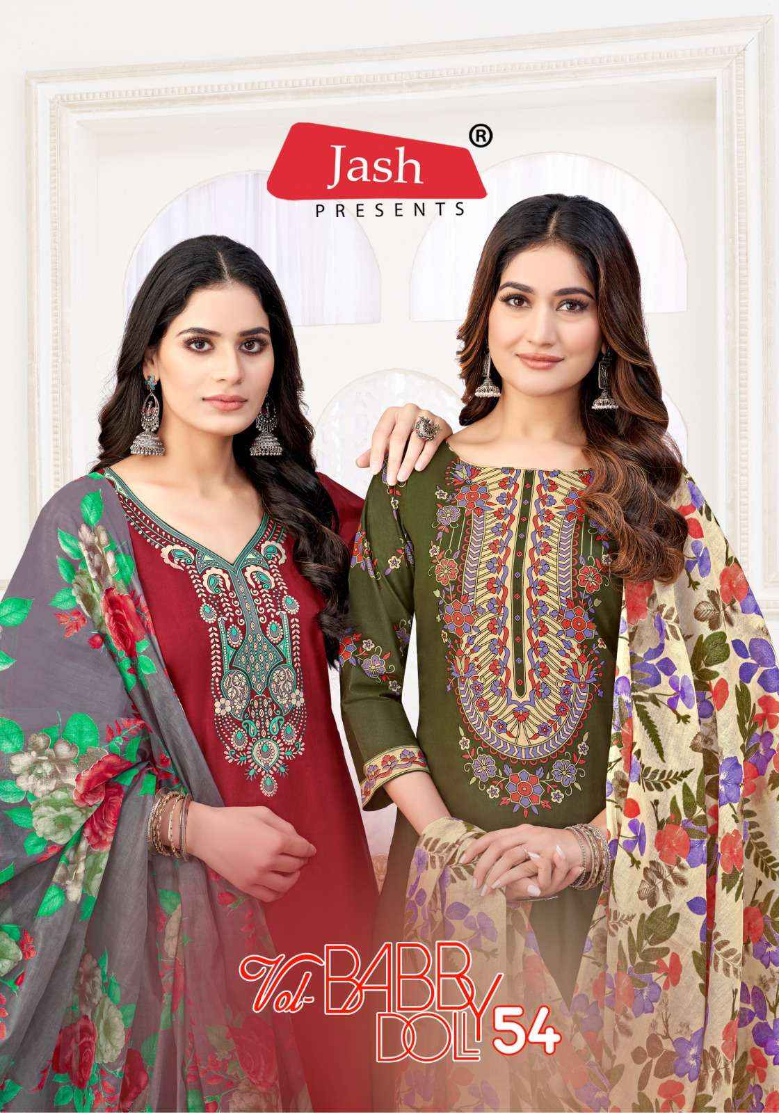 JASH BABY DOLL VOL-54 WHOLESALE COTTON SALWAR KAMEEZ ( 12 PCS CATALOG )