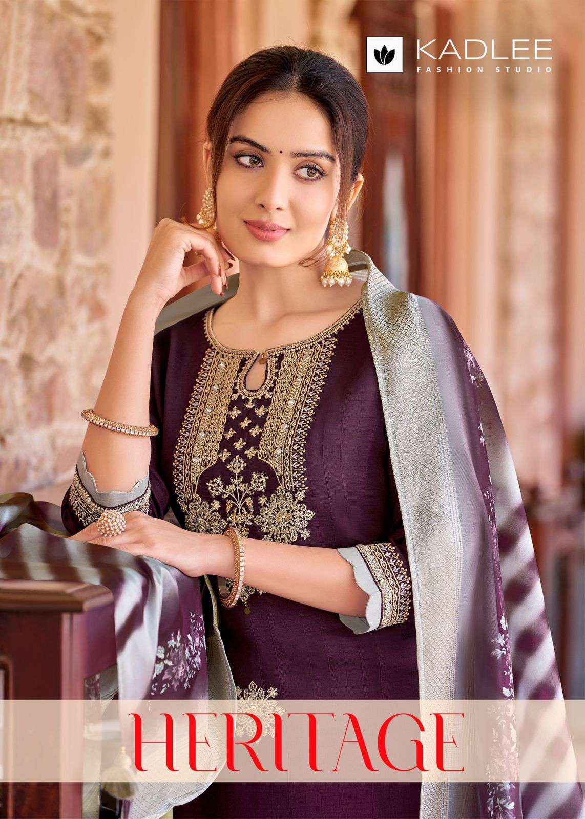 Kadlee Fashion Heritage Designer Readymade Suits ( 6 Pcs Catalogue )