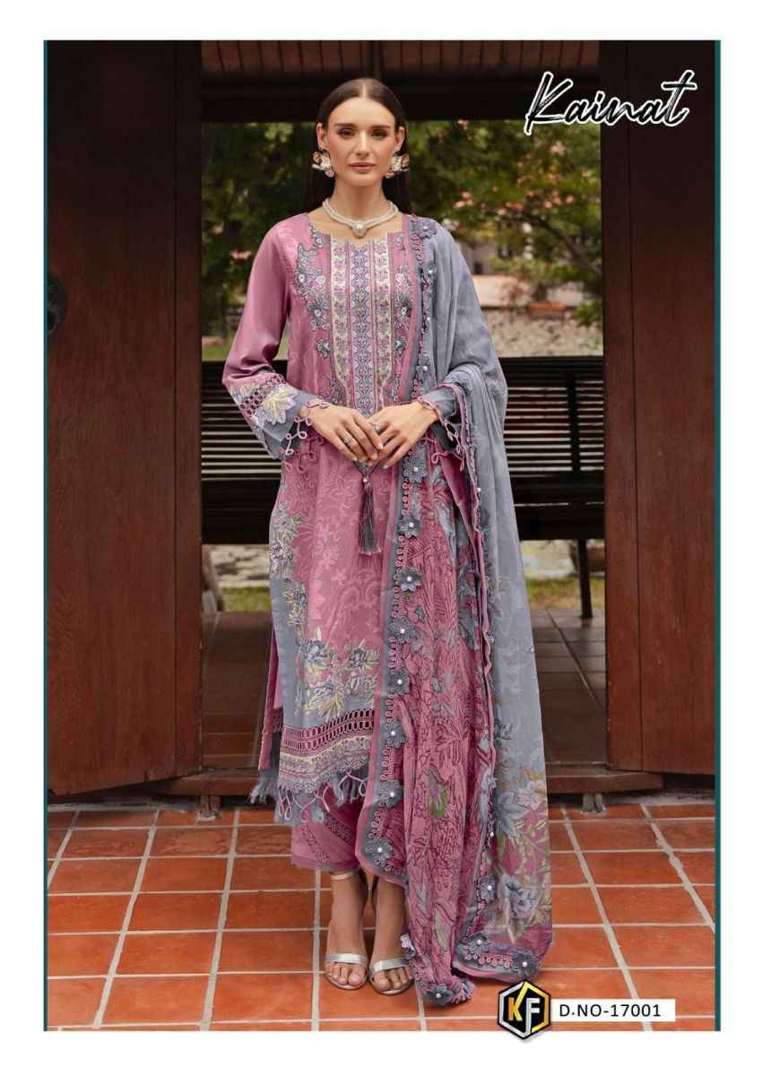 Keval Fab Kainat Vol 17 Lawn Cotton Salwar Kameez Wholesale Price ( 6 Pcs Catalog )