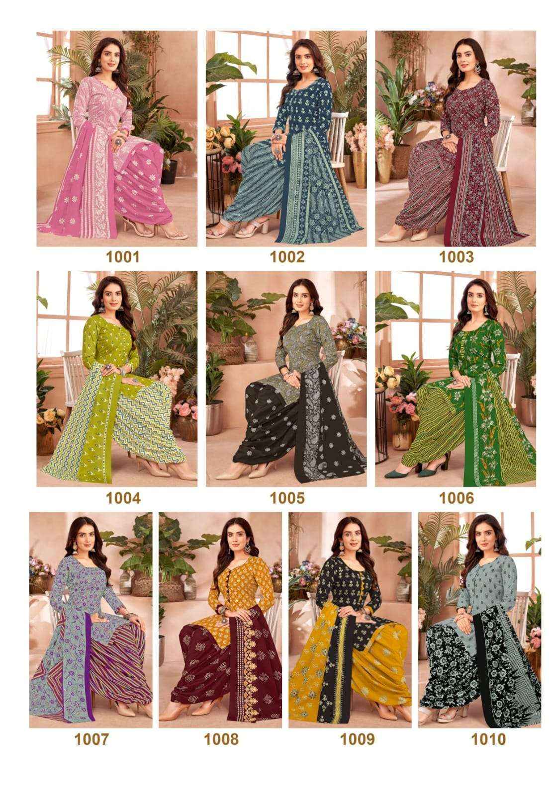 Patidar Kasturi Cotton Printed Salwar Kameez At Wholesale Price ( 8 pcs Catalogue )