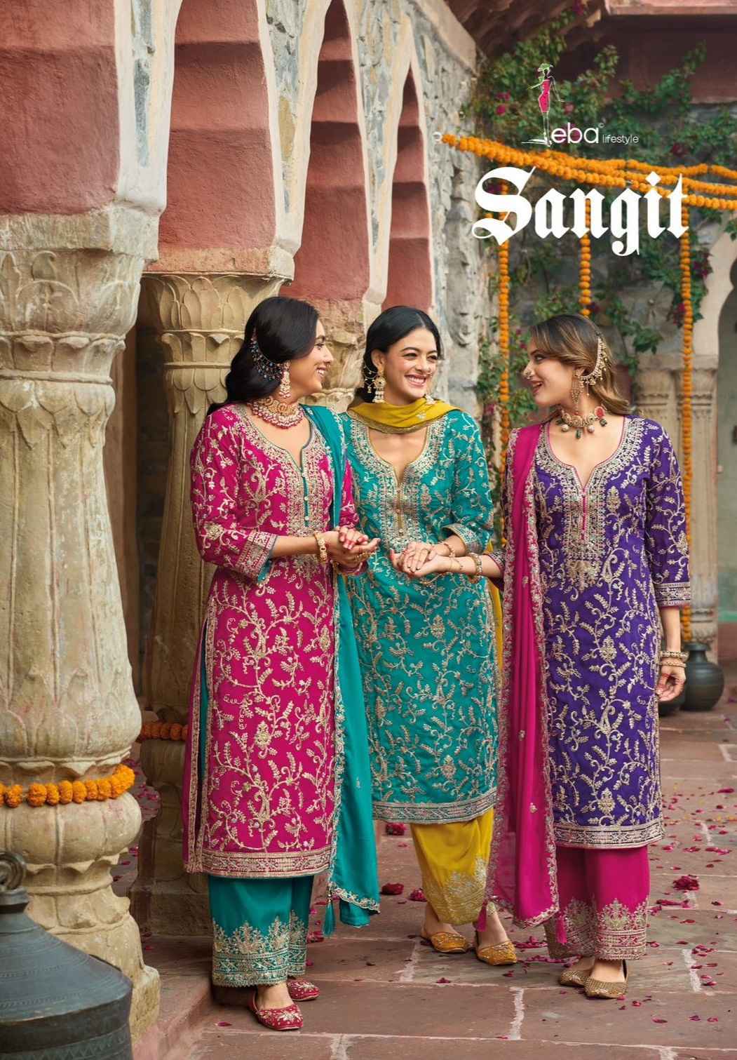 Eba Lifestyle Sangit Readymade Chinone Salwar Suit Wholesale Price ( 3 Pcs Catalog )