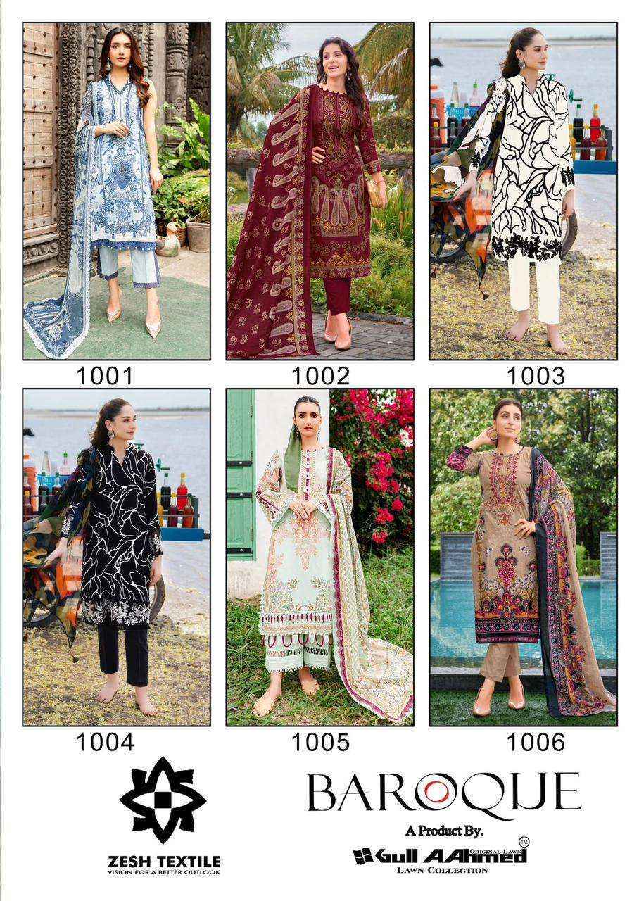 Gull Aahmed Baroque Pakistani Salwar Suits Wholesale Price ( 6 pcs Catalogue )