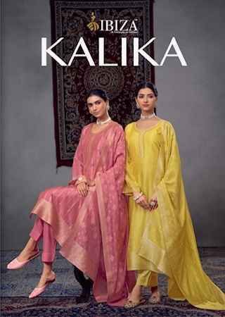 Ibiza Kalika Silk Jacquard Salwar Kameez Wholesale Price ( 4 Pcs Catalog )