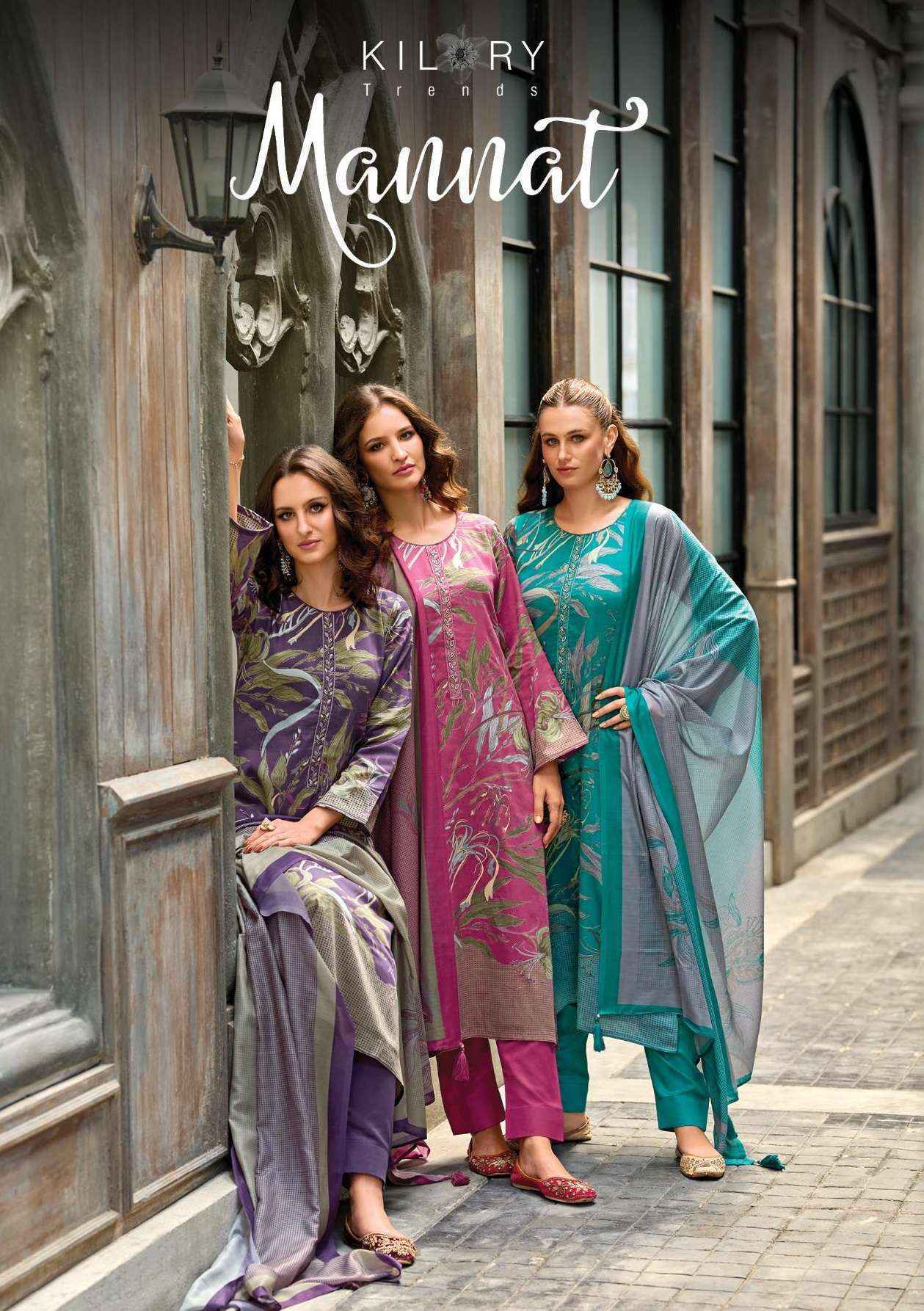Kilory Trends Mannat Wholesale Jam Cotton Salwar Kameez ( 4 pcs Catalogue )
