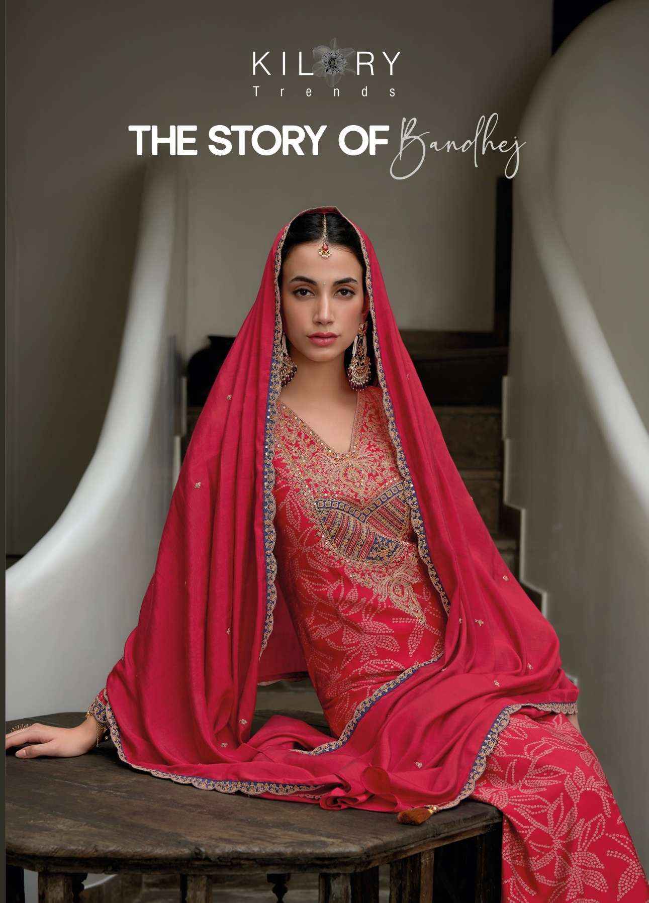 KILORY TRENDZ THE STORY OF BANDHEJ DESIGNER SALWAR KAMEEZ ( 8 PCS CATALOGUE )