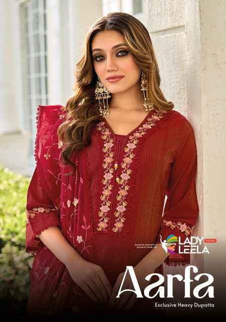 Lady Leela Aarfa Readymade Suits At Wholesale Price ( 6 pcs Catalogue )