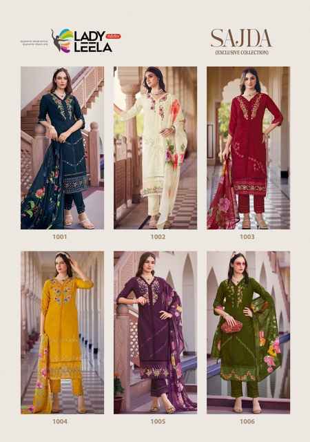 Lady Leela Sajda Wholesale Viscouse Readymade Kurti Set ( 6 pcs Catalogue )