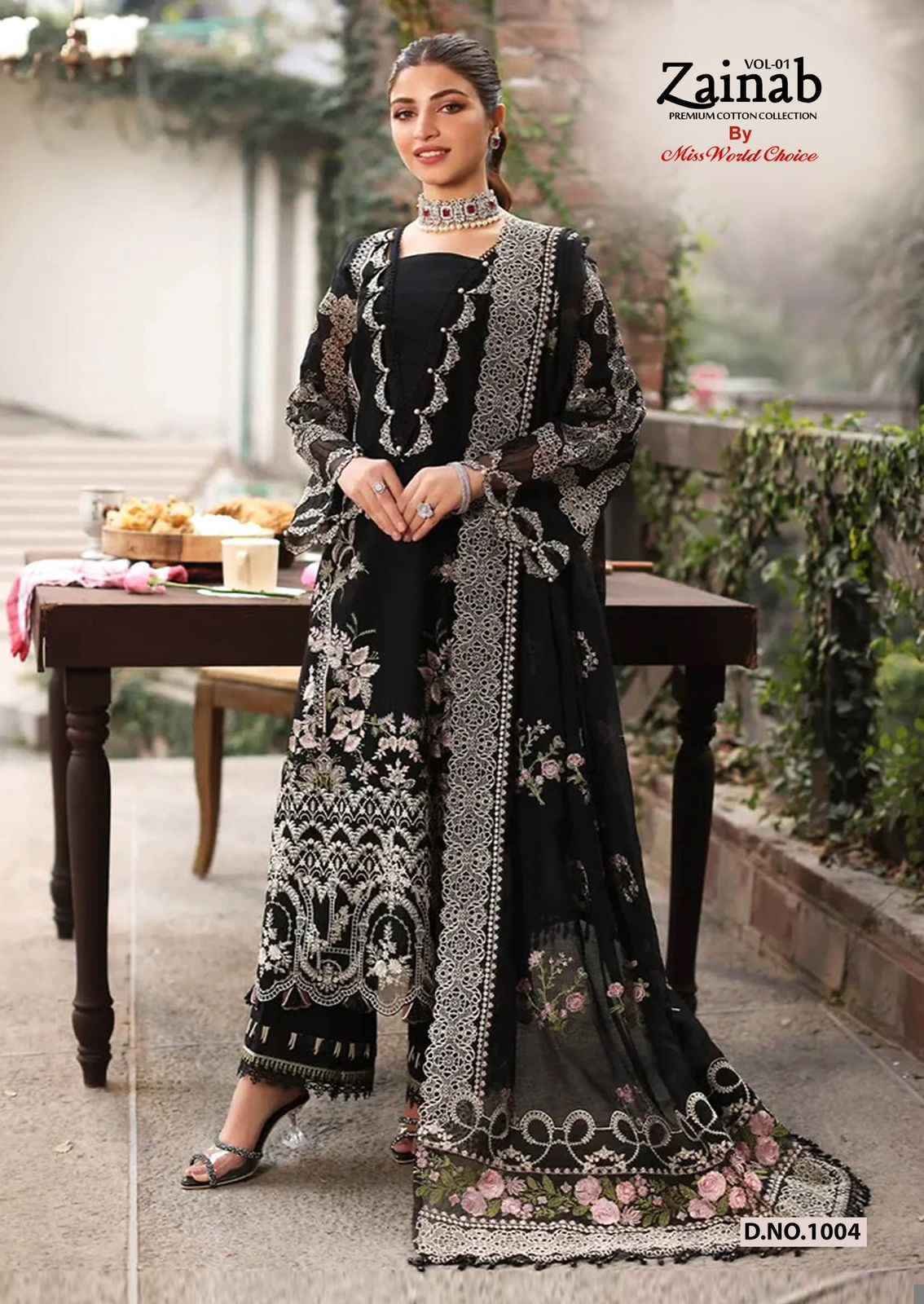 Miss World Choice Zainab Vol 1 Lawn Cotton Salwar Kameez Wholesale Price ( 6 Pcs Catalog )