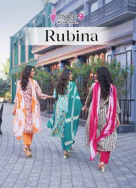 Mystic 9 Rubina Vol 6 Rayon Kurti Combo 6 pcs Catalogue