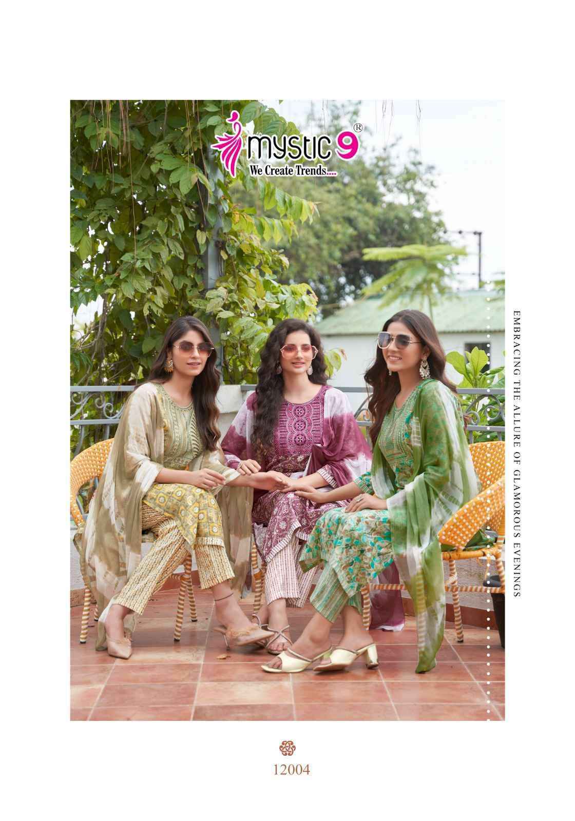 Mystic 9 Shagun Vol 12 Latest Catalogue Readymade Suits ( 8 Pcs Catalogue )