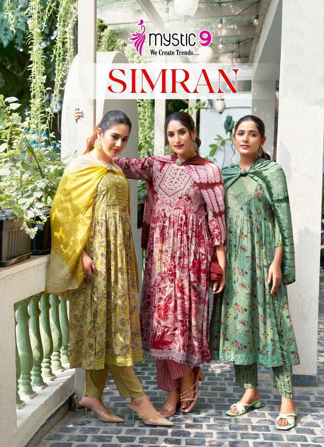 Mystic 9 Simran Vol 7 Rayon Readymade Kurti Wholesale Price ( 8 Pcs Catalog )