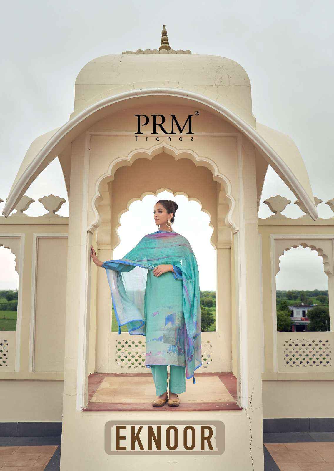 PRM TRENDZ EKNOOR MUSLIN SILK DIGITAL PRINT WITH FANCY SUIT SALWAR KAMEEZ WHOLESALE PRICE ( 6 PCS CATALOG )