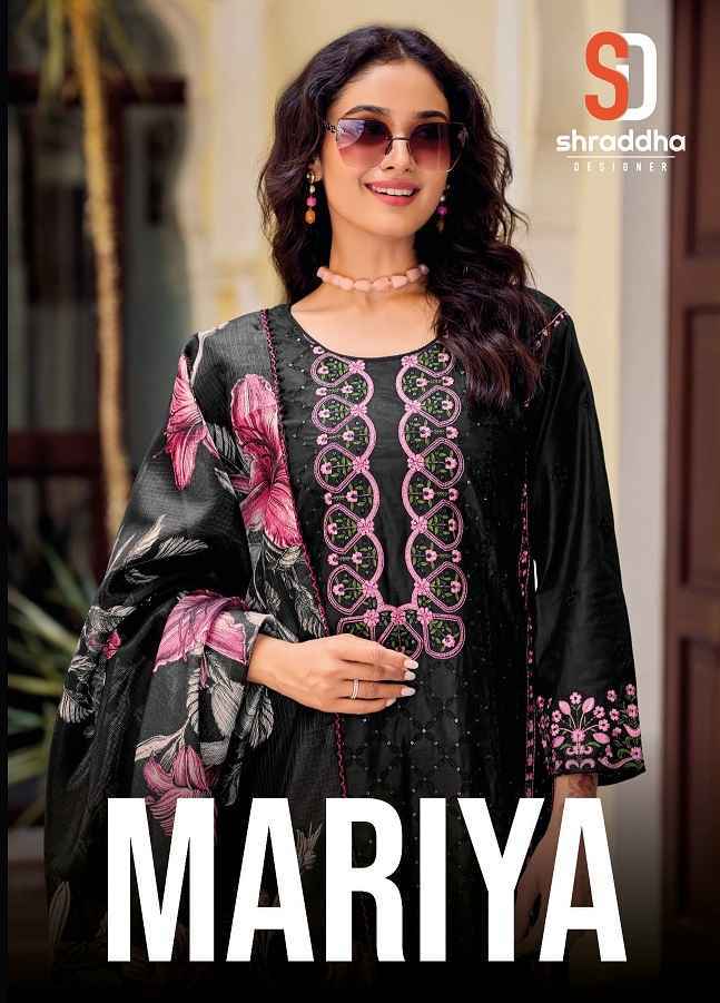 Shraddha Designer Mariya Wholesale Cotton Salwar Kameez ( 4 pcs Catalogue )