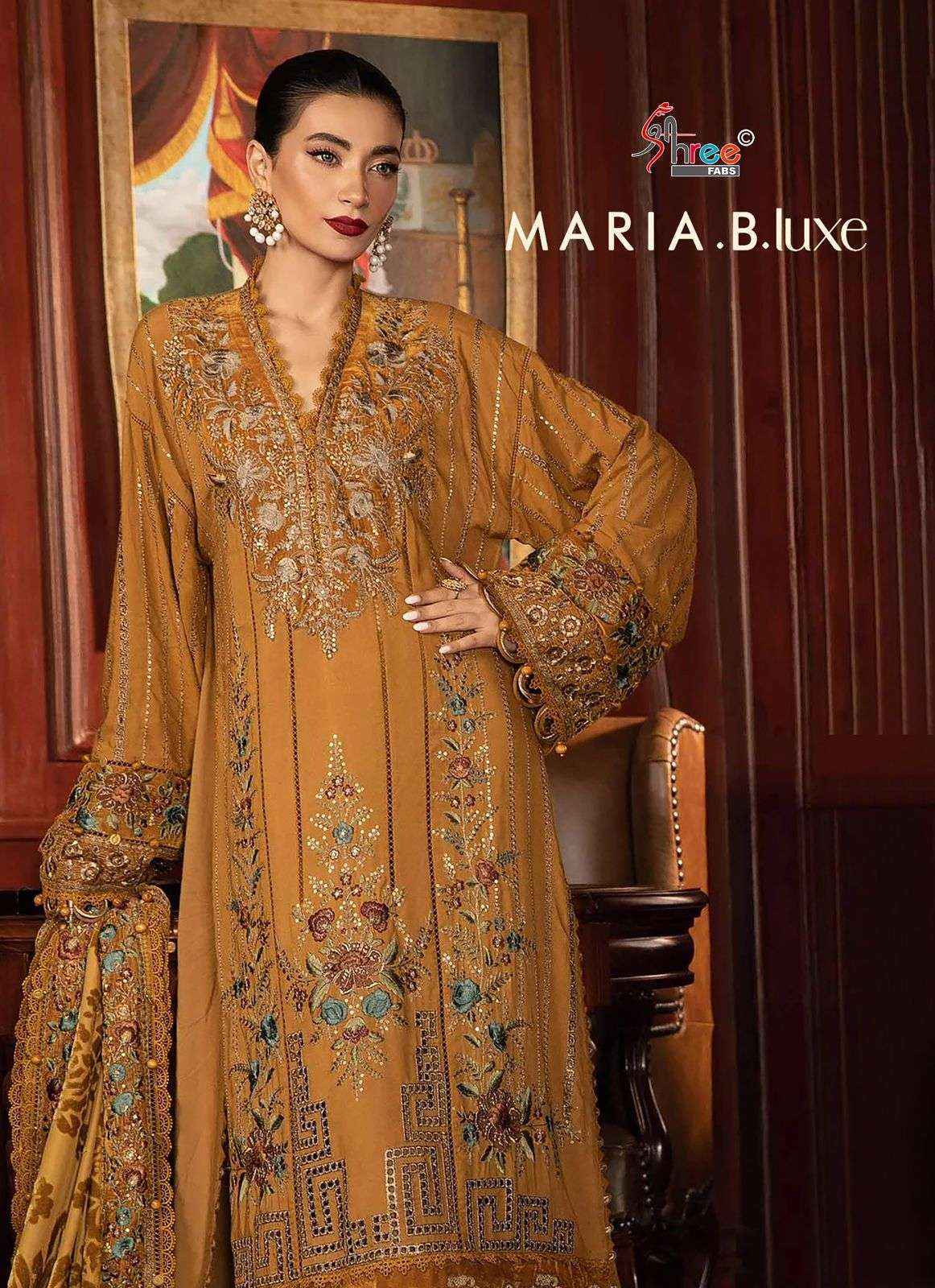 Shree Fabs Maria B Luxe Latest Catalog Wholesale Price ( 3 pcs Catalogue )