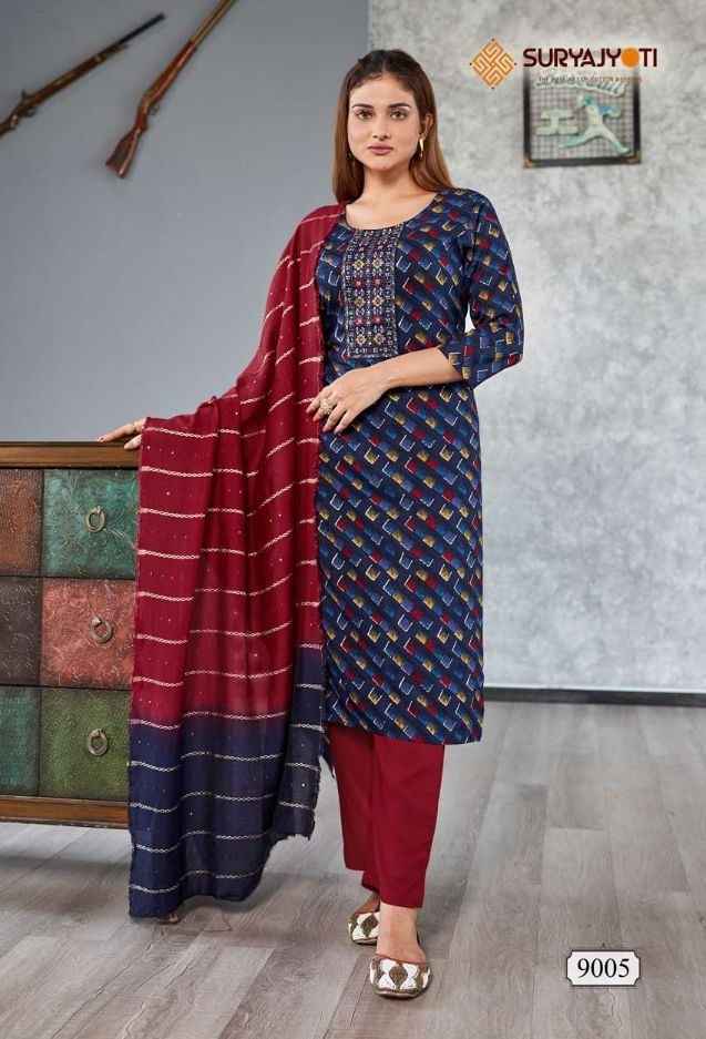 Suryajyoti Pratikasha Vol 9 Readymade Rayon Wholesale Price ( 8 Pcs Catalog )