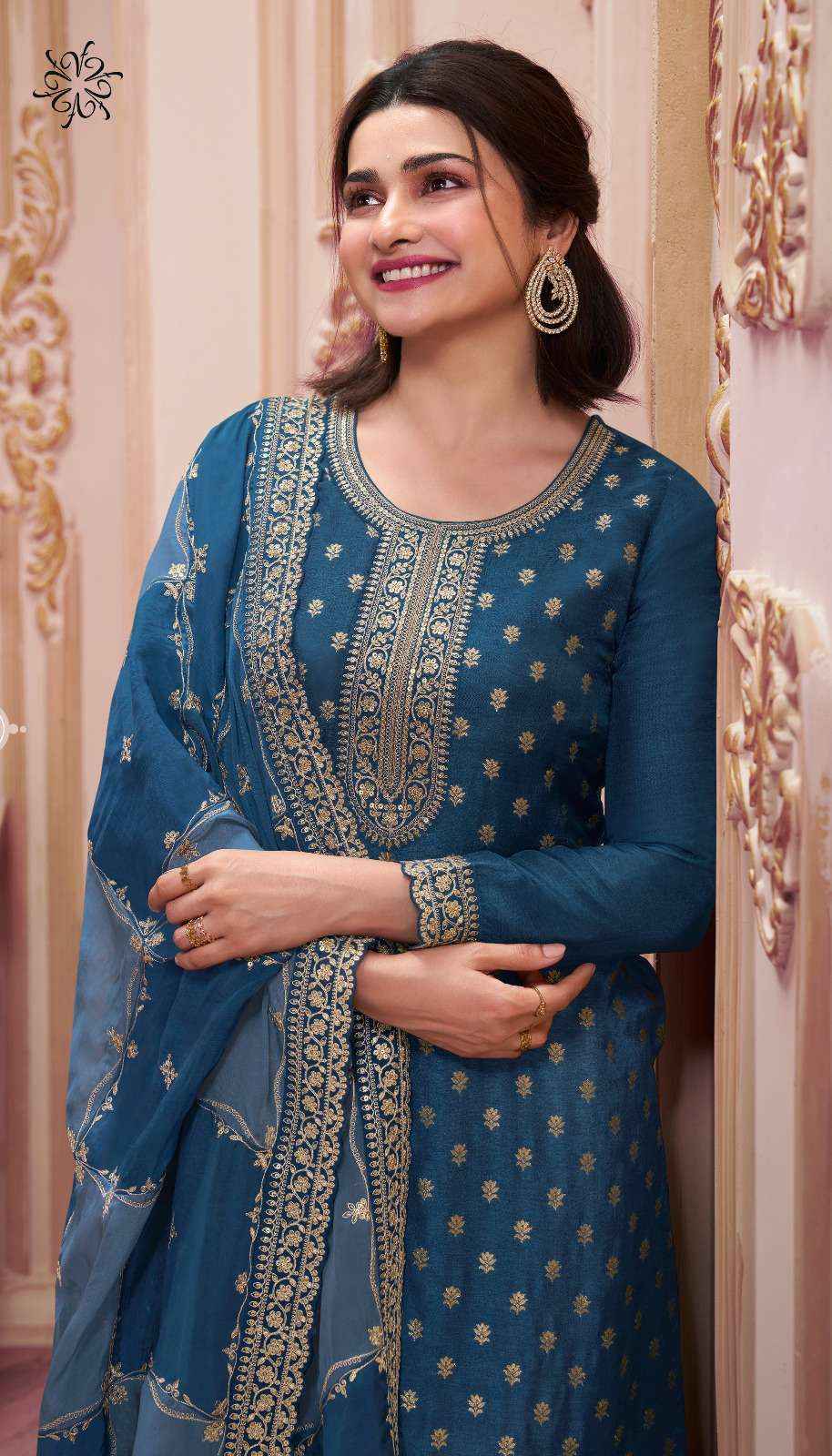 VINAY FASHION KULEESH SHRISTI HIT LIST DOLA JACQUARD DESIGNER SUIT WHOLESALE PRICE ( 4 PCS CATALOG )