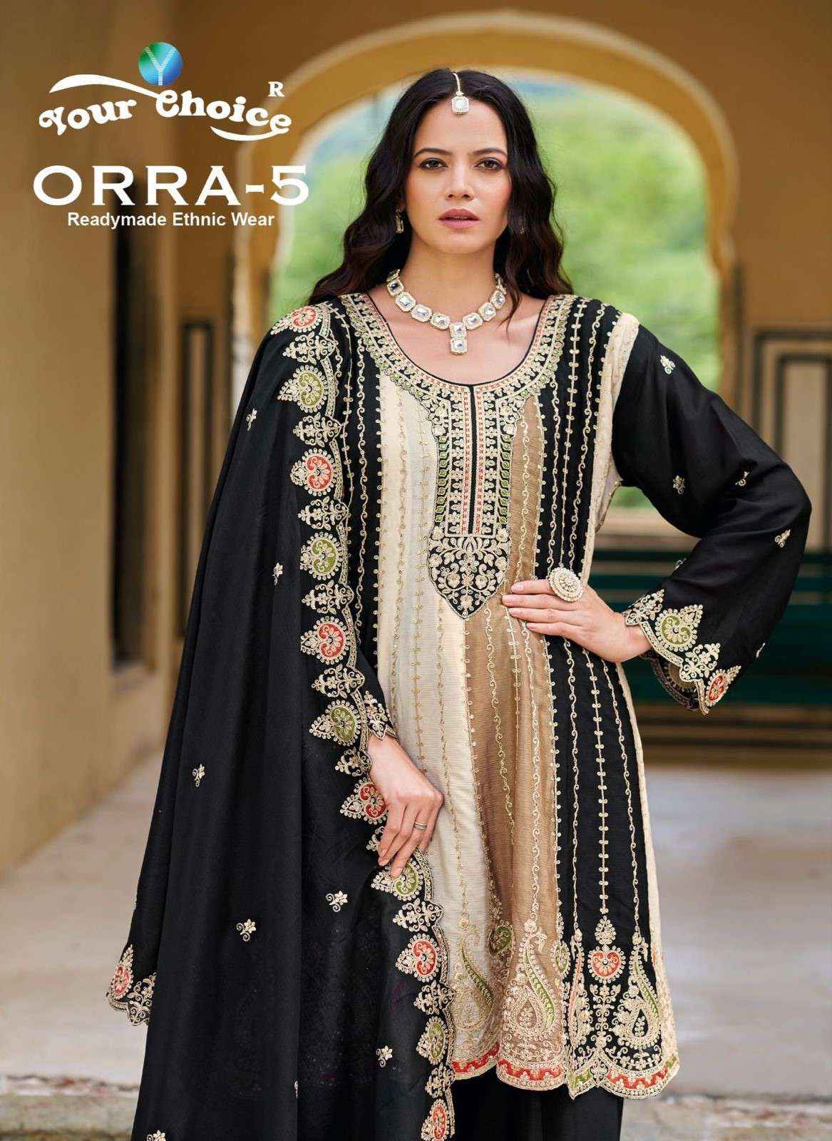 Your Choice Orra Vol 5 Readymade Designer Ladies Pakistani Suit Wholesale Price ( 3 Pcs Catalog )