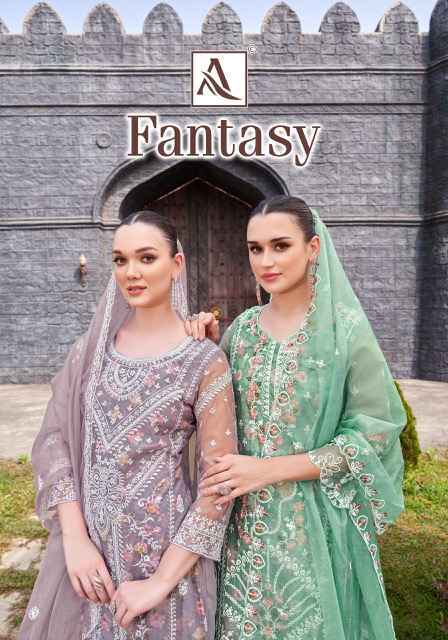 Alok Fantasy Organza Salwar Kameez Wholesale Price ( 6 Pcs Catalog ) 