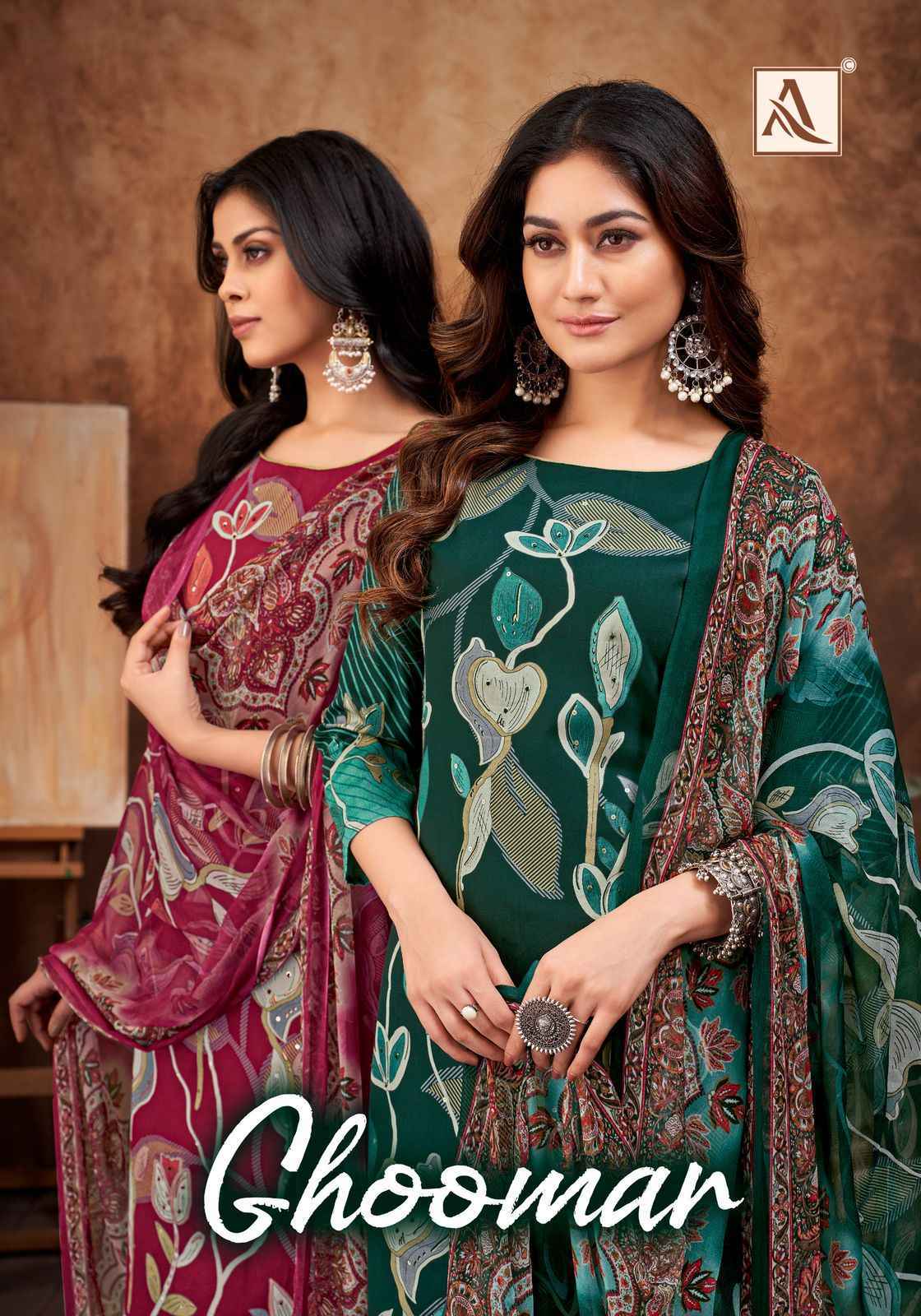 Alok Suits Ghoomer Zam Dress Material Latest Catalog Wholesale Price ( 4 pcs Catalogue )