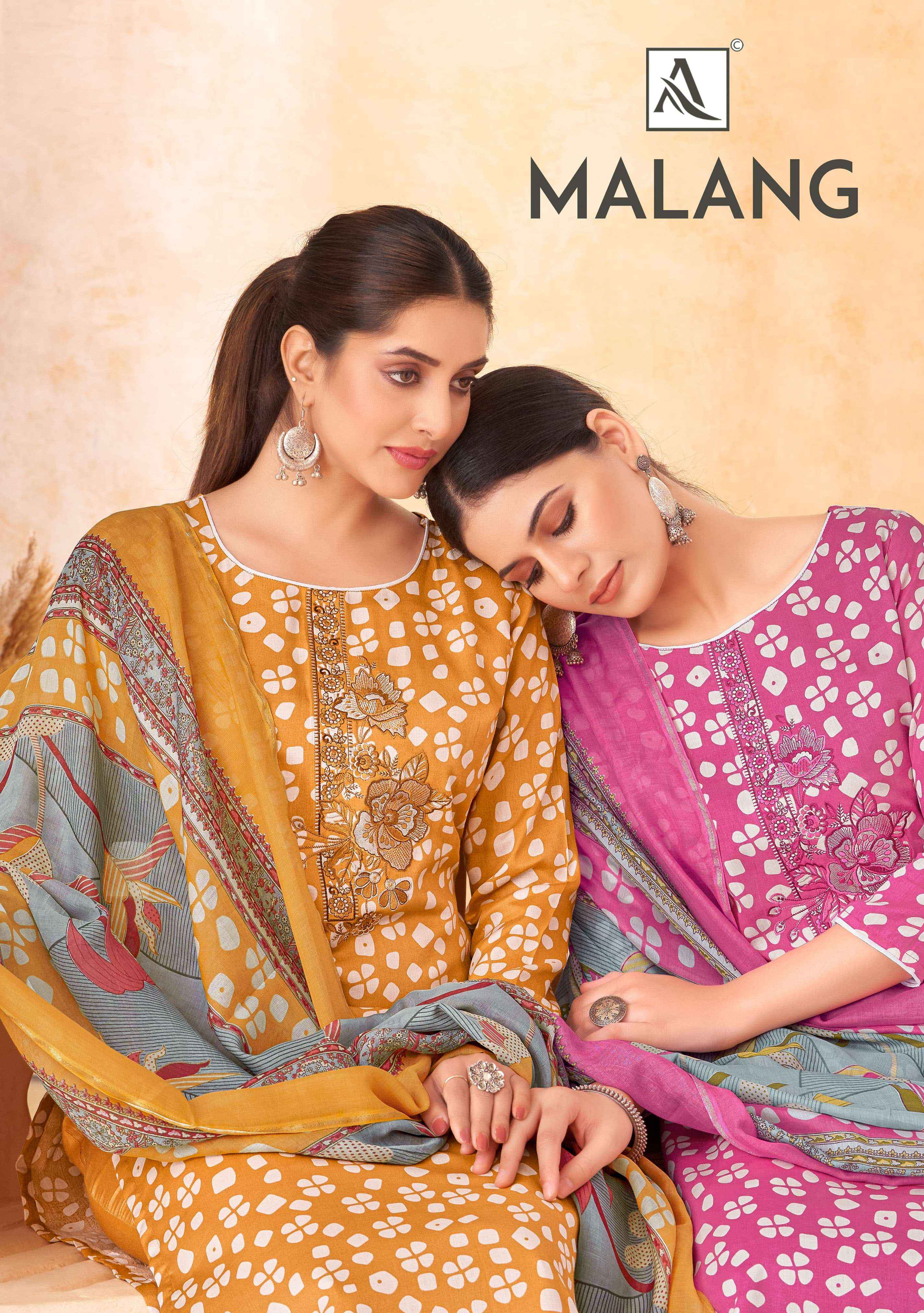 ALOK SUITS MALANG WHOLESALE JAM COTTON SALWAR KAMEEZ ( 4 PCS CATALOGUE )