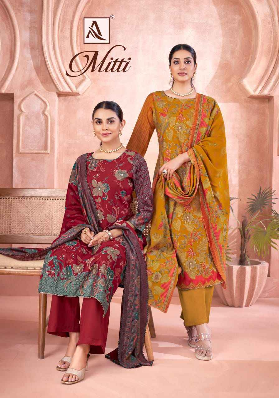 Alok Suits Mitti Mudaal Wholesale Dress Material ( 6 pcs Catalogue )