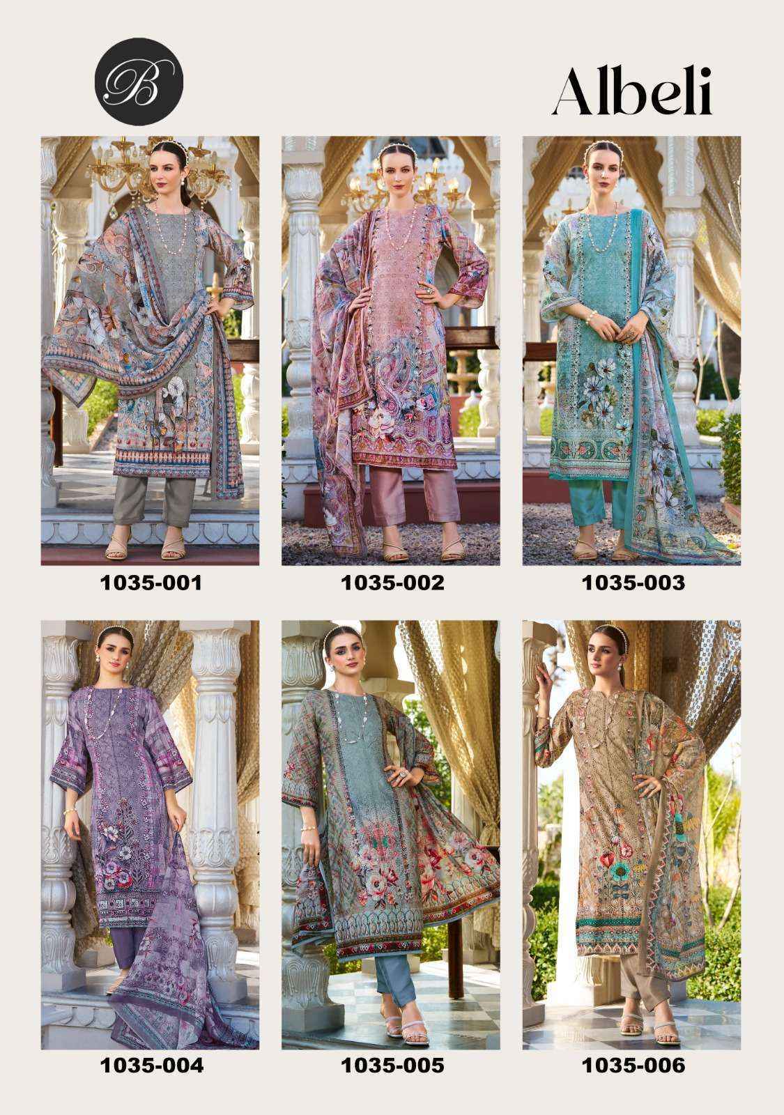 Belliza Albeli Jam Cotton Salwar Kameez Wholesale price ( 6 Pcs Catalog )