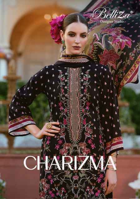 Belliza Designer Charizma Wholesale Cotton Dress Material ( 8 pcs Catalogue )