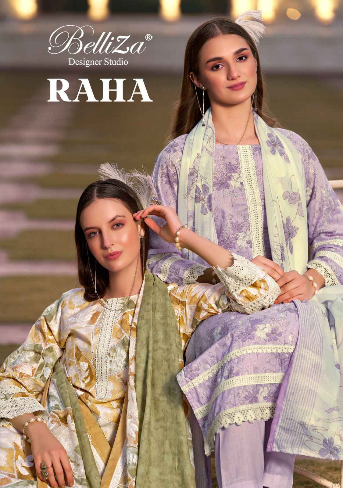 Belliza Designer Raha Wholesale Suits Catalog With Price ( 6 pcs Catalogue )