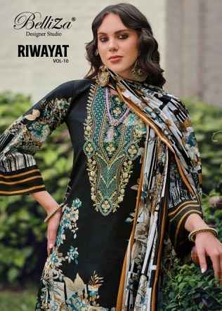 Belliza Designer Riwayat Vol 10 Suits Lowest Catalog Wholesale Price ( 8 pcs Catalogue )