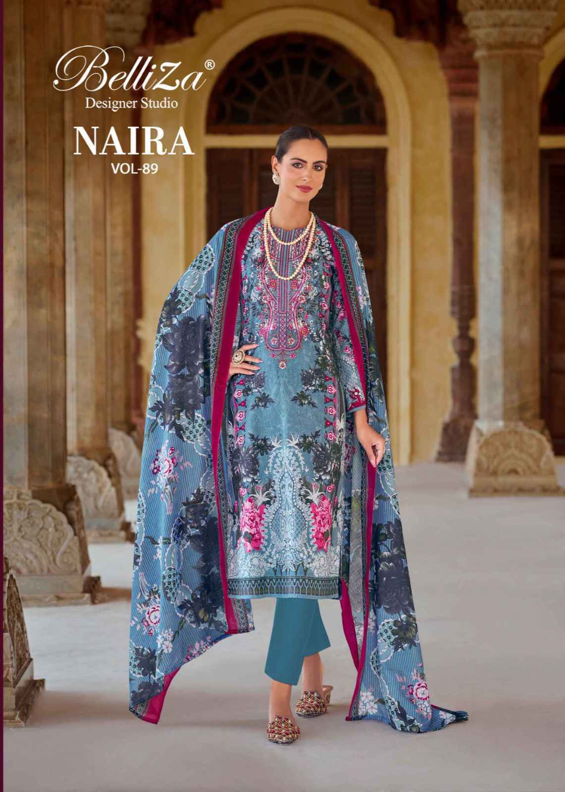 Belliza Naira Vol 89 Suits Latest Catalog Wholesale Price ( 8 pcs Catalogue )