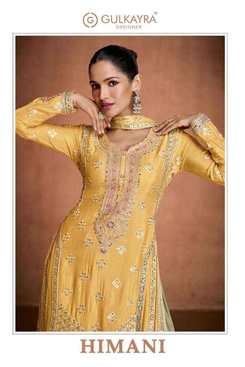 Gulkayra Designer Himani Readymade Chinon Salwar Kameez Wholesale price ( 3 Pcs Catalog )