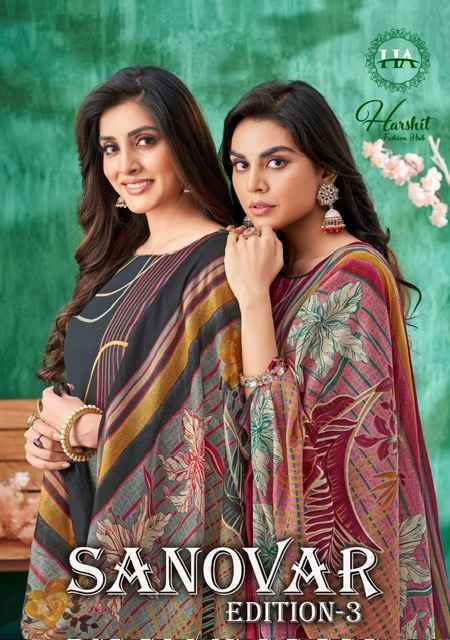 Harshit Fashion Sanovar Edition 3 Zam Cotton Dress Material ( 6 pcs Catalogue )