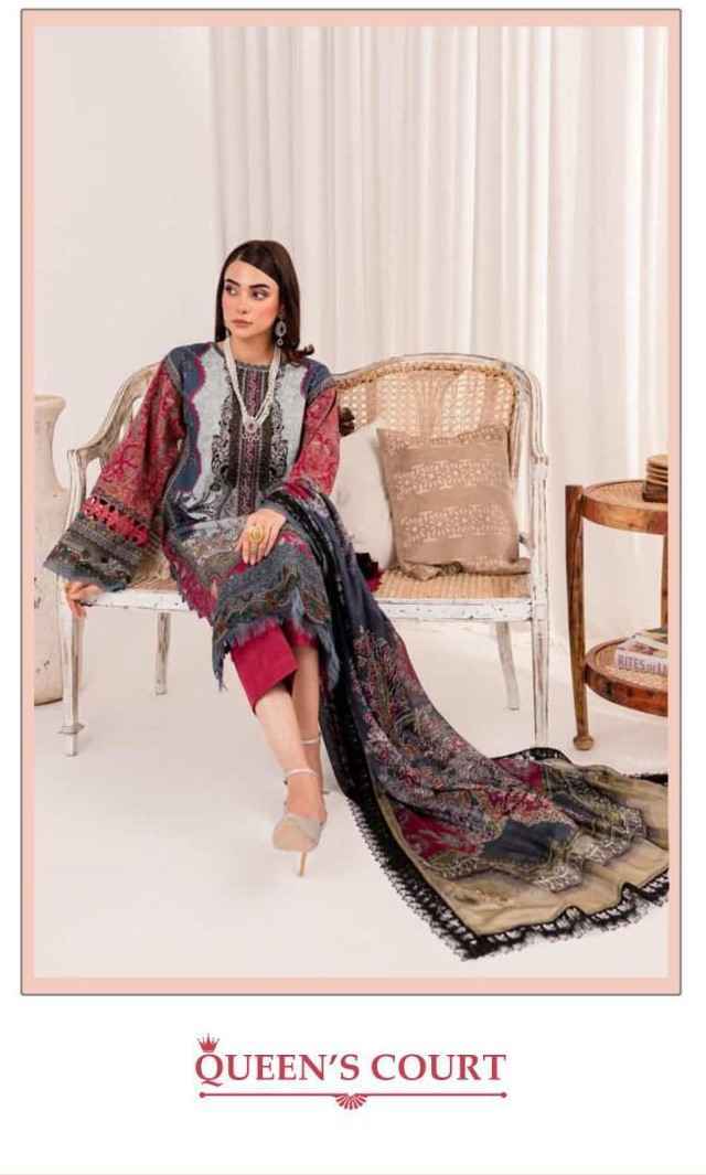 Jihan Queens Court Wholesale Lawn Cotton Pakistani Suits ( 6 pcs Catalogue )