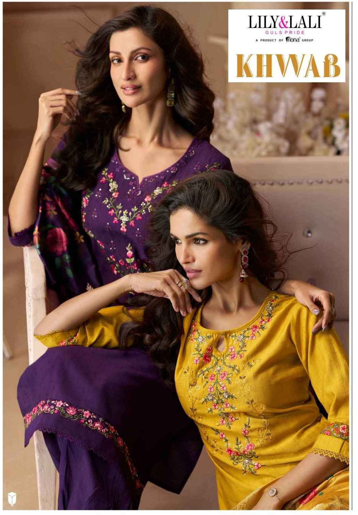 Lily And Lali Khwab Readymade Suits - Wholesale Market Surat  ( 6 Pcs Catalogue )