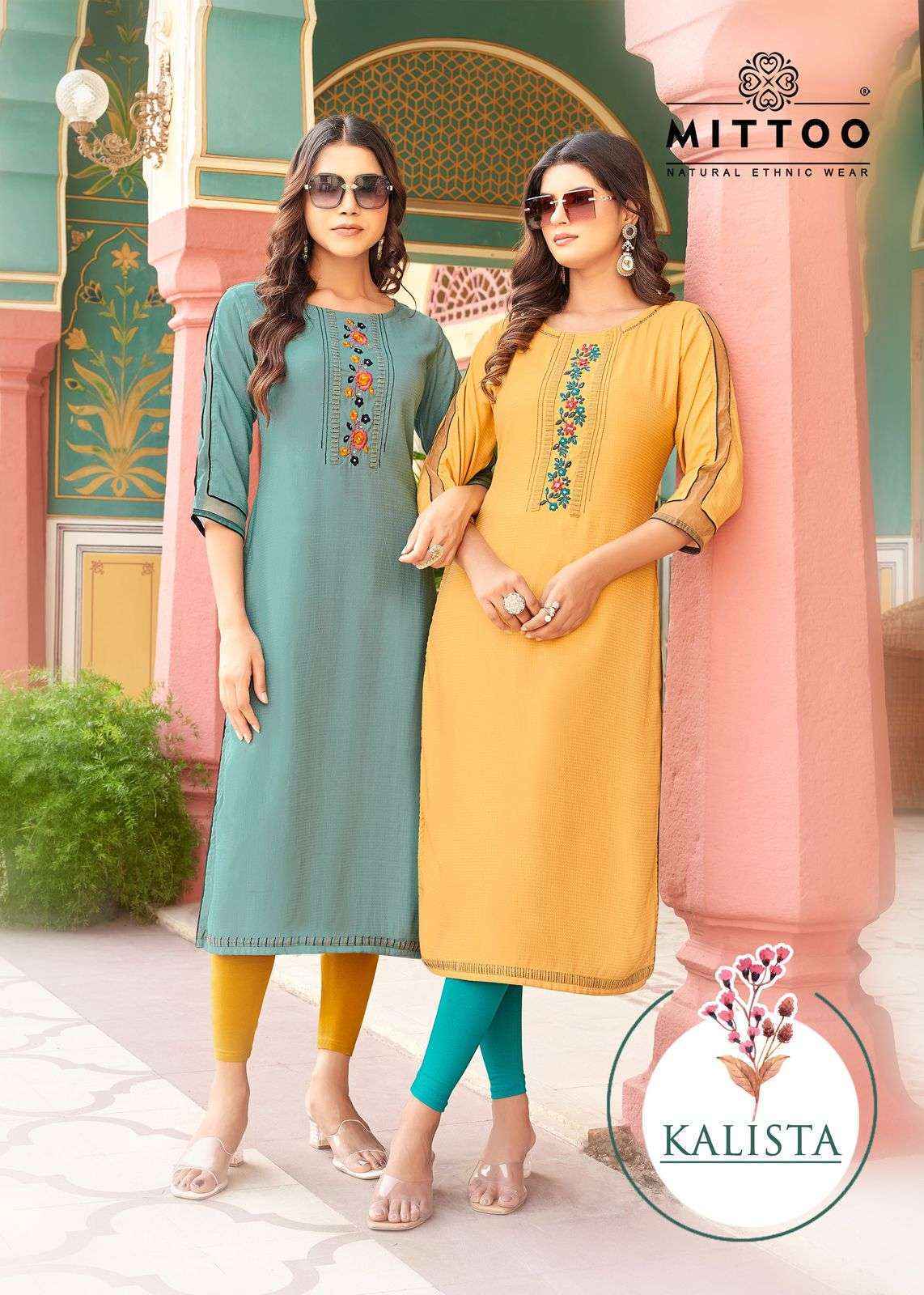 Mittoo Fashion Kalista Rayon Kurti At Wholesale Price ( 4 pcs Catalogue )