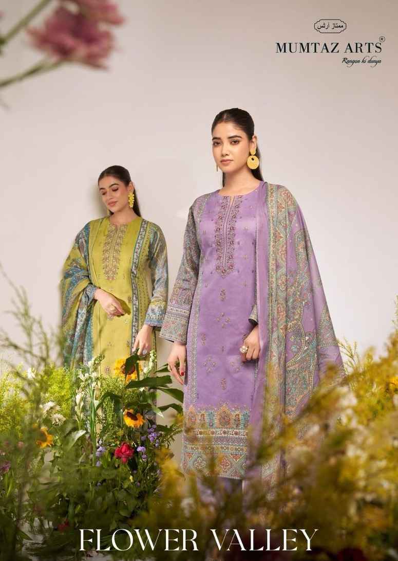 Mumtaz Arts Flower Valley Suits Lowest Catalog Wholesale Price ( 6 pcs Catalogue )