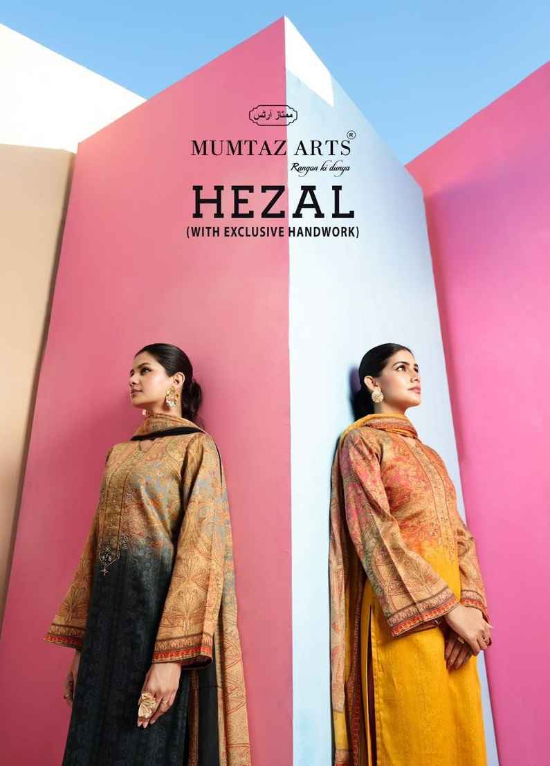 Mumtaz Arts Hezal Suits Latest Catalog Wholesale Price ( 6 pcs Catalogue )