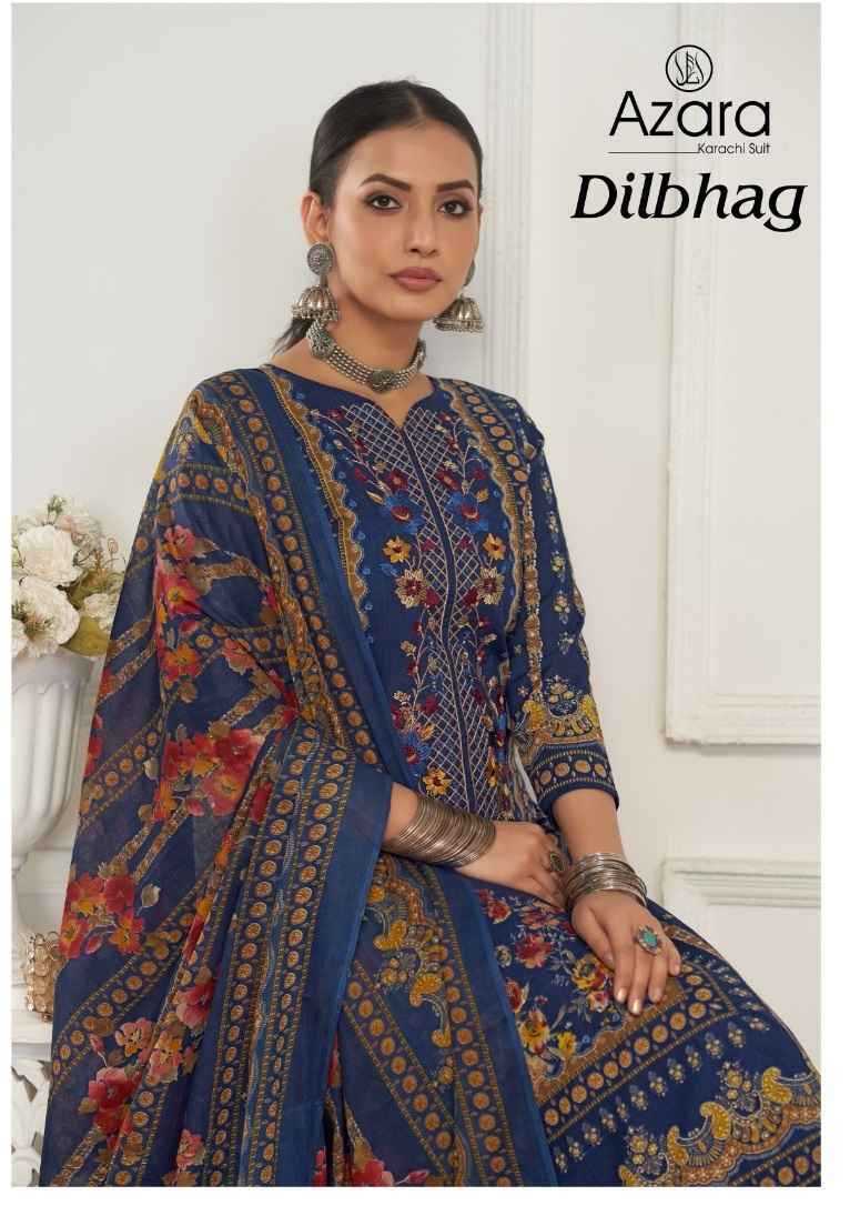 Radhika Fashion Azara Dilbhag Lawn Cotton Salwar Kameez Wholesale Price ( 4 Pcs Catalog )