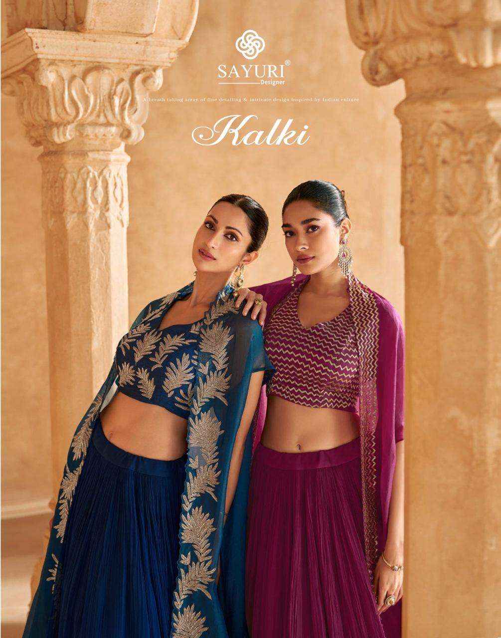 SAYURI DESIGNER KALKI BEAUTIFUL DESIGNER PARTYWEAR SUITS ( 3 PCS CATALOG )