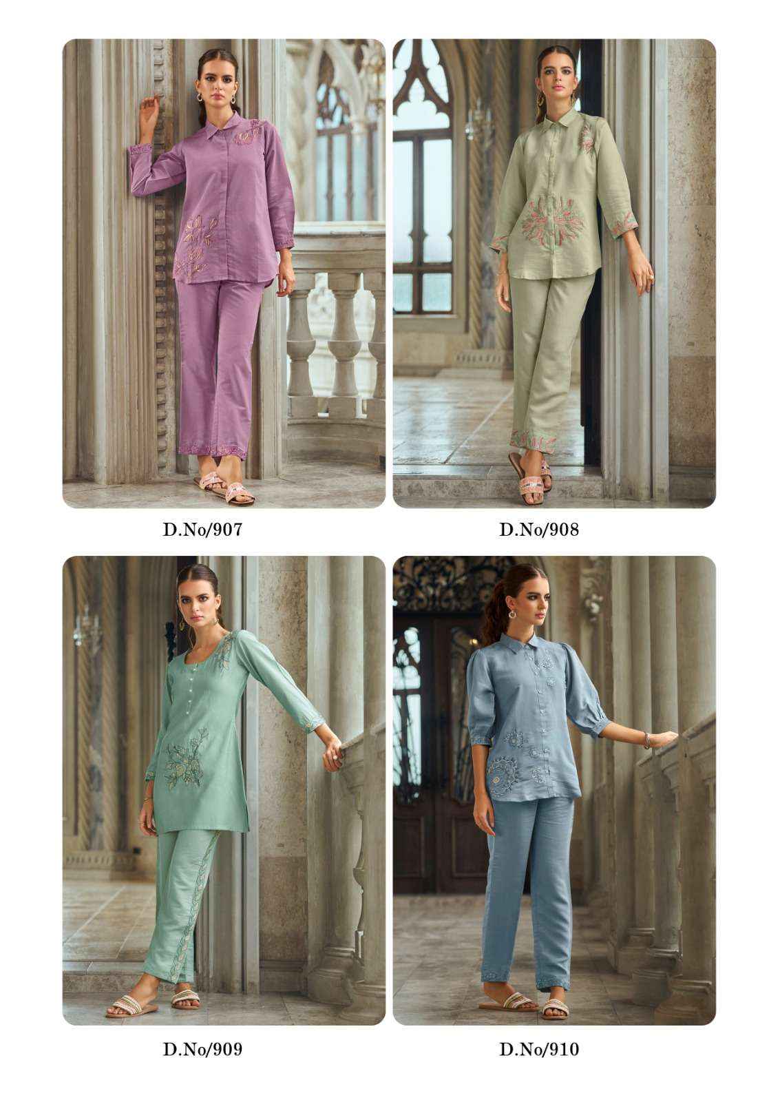 Vamika Aleena Vol 2 Wholesale Hit Designs Co Ord Set ( 4 Pcs Catalog )