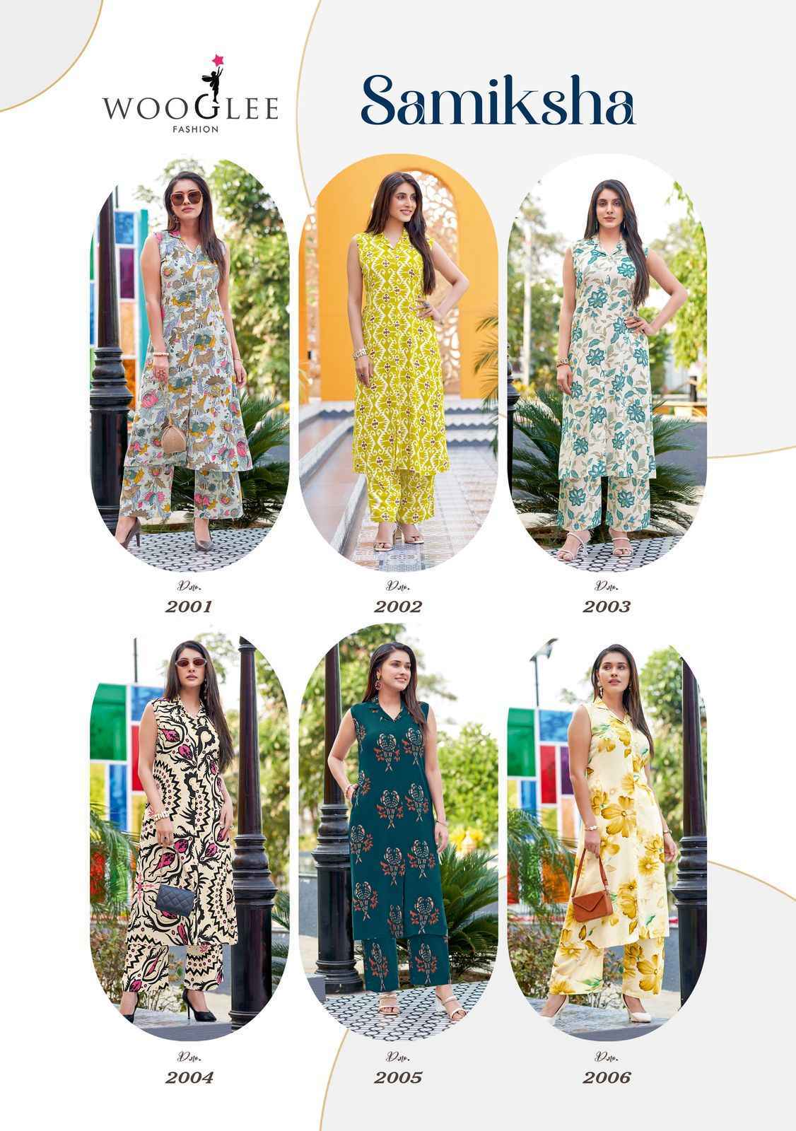 Wooglee Samiksha Rayon Kurti With Bottom Wholesale Price ( 6 Pcs Catalog )