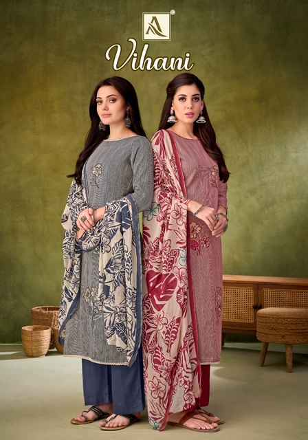 Alok Suits Vihani Zam Wholesale Dress Material ( 4 pcs Catalogue )